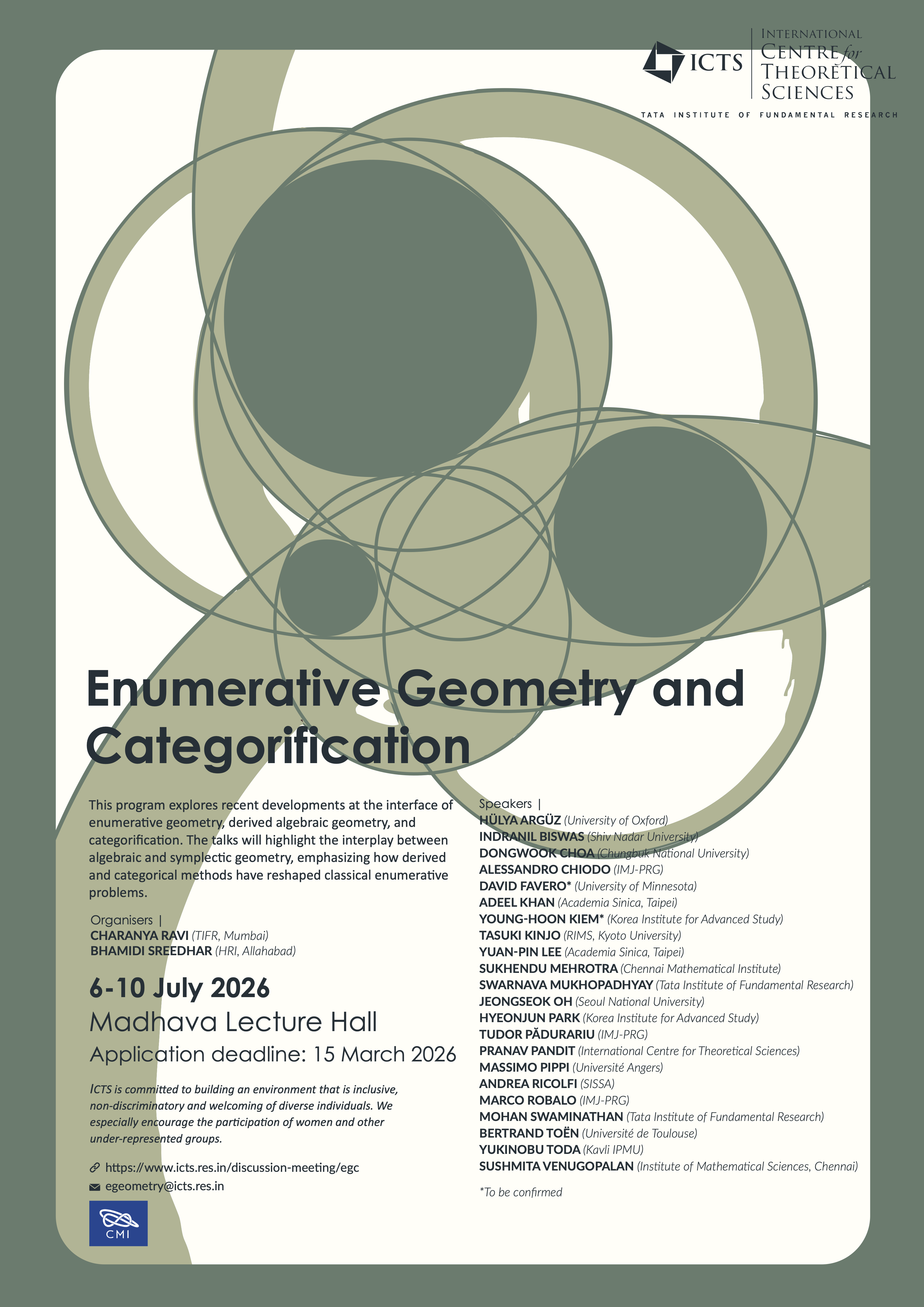 Enumerative Geometry and Categorification | ICTS